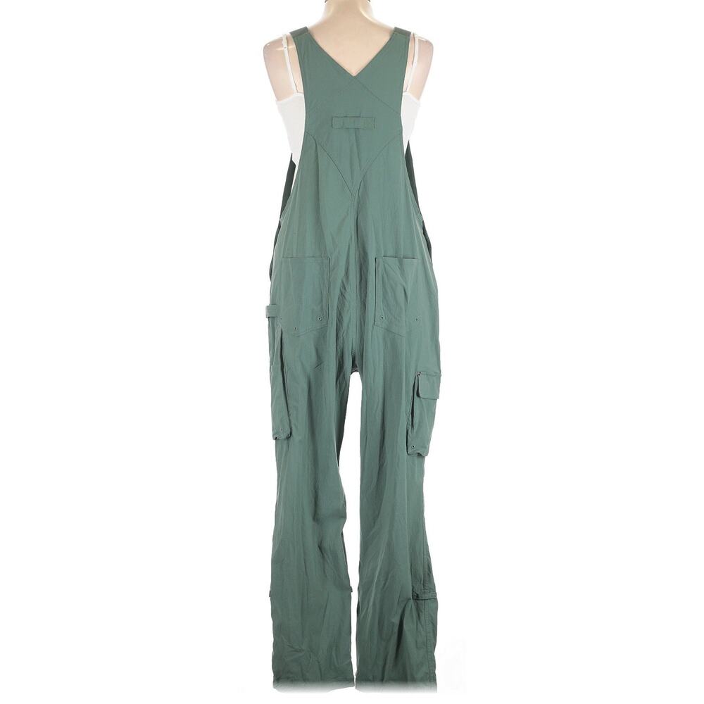 Duluth Trading Co Women’s L Regular Sage Green Utility Overalls Rip Stop Nylon - Picture 7 of 9